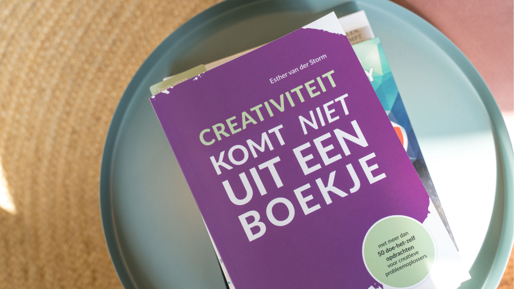 Foto van het boek Creativiteit komt niet uit een boekje
