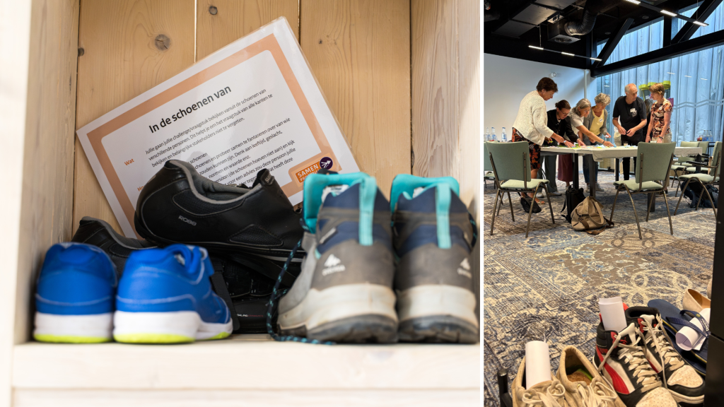 Werkvorm in de schoenen van