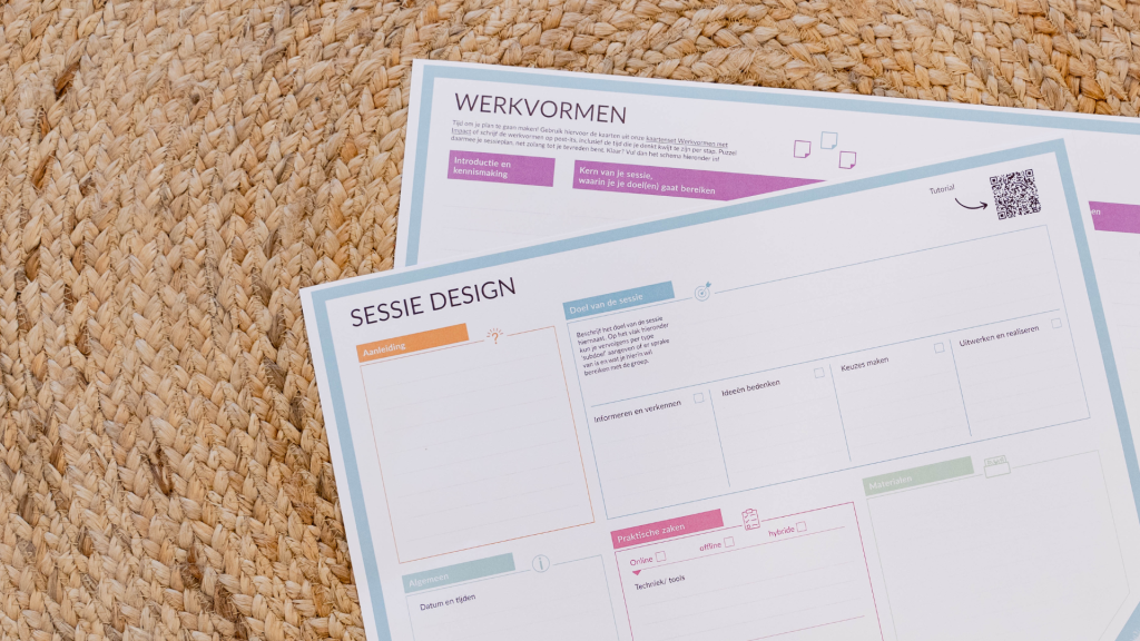 Trainen als taak: gebruik een training design canvas of Sessie Design Canvas